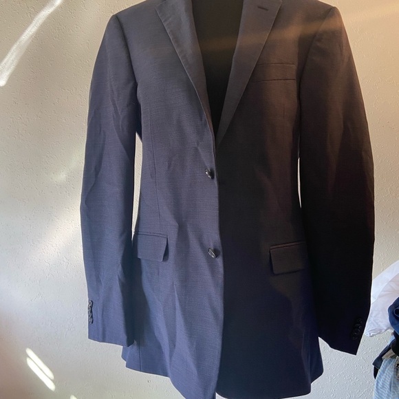 Men’s size small 38L Tommy Hilfiger two-piece suit Blue T23 - Picture 1 of 9